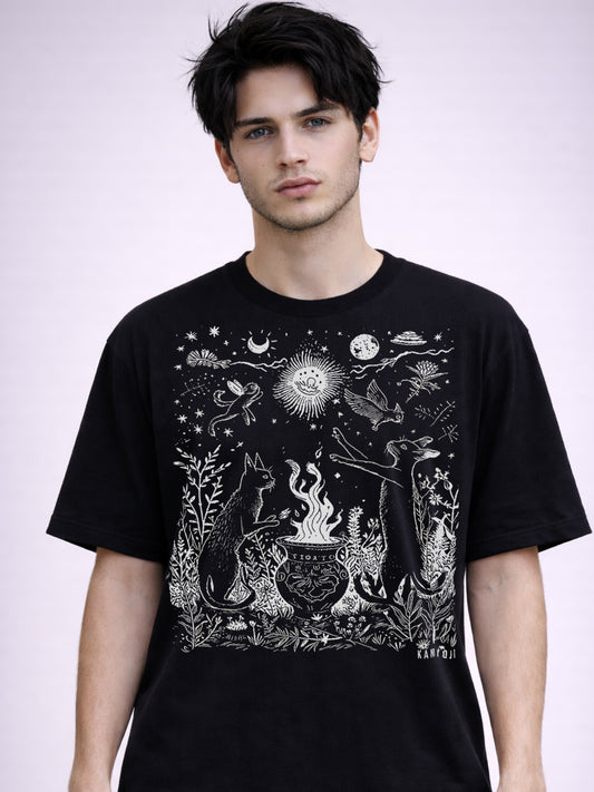 Celestial Cat Coven T-Shirt