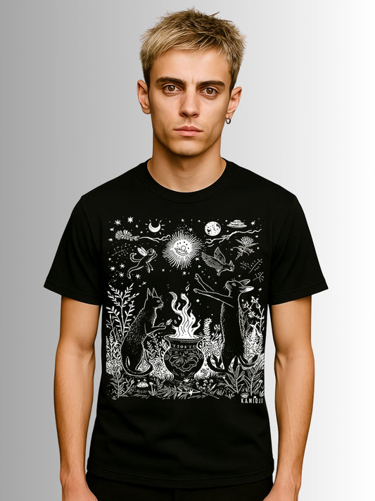 Celestial Cat Coven T-Shirt