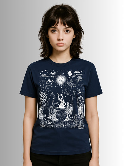 Celestial Cat Coven T-Shirt