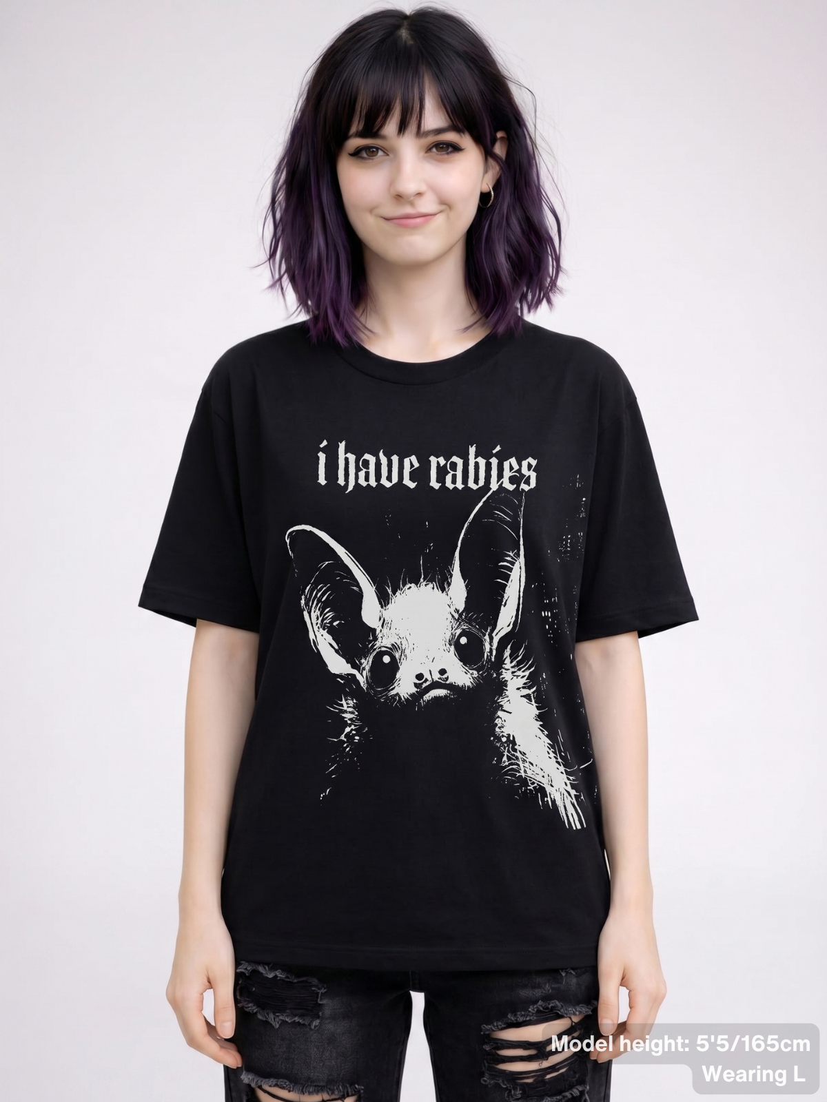 "I Have Rabies" Bat Shirt